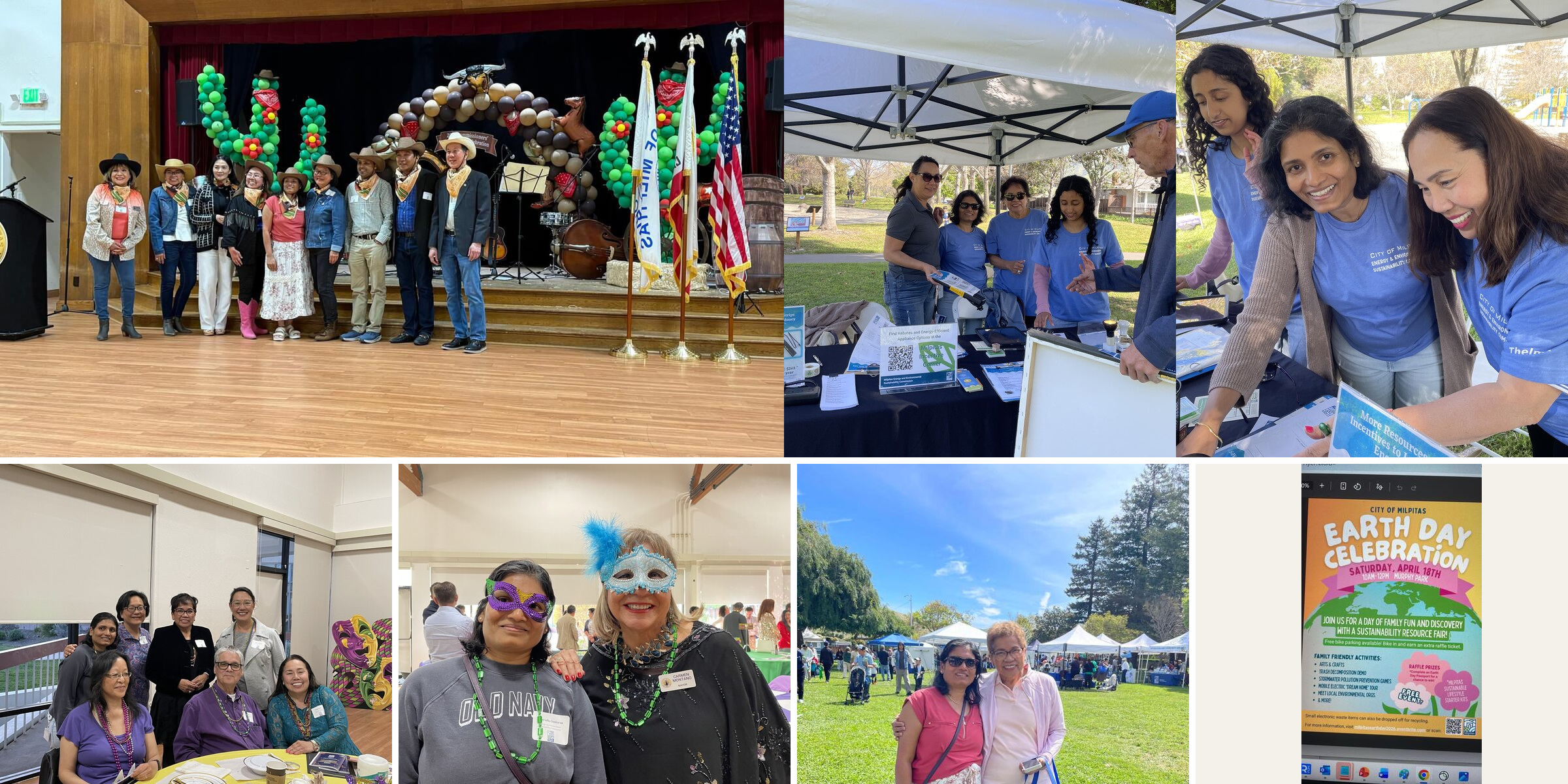 Milpitas Environmental and Sustainability Commission service and Earth Day outreach
